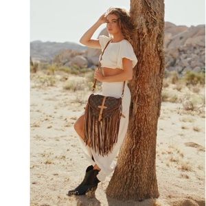 Vintage Boho Louis Vuitton Purse Bag Satchel